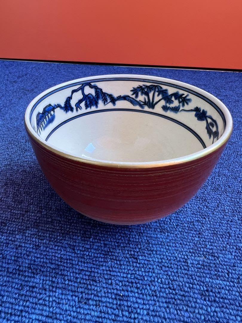 Amazon.co.jp: 821 茶碗 『京焼』『瑞雲窯造』『帯山水人物文』 抹茶碗